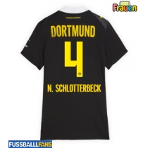 Borussia Dortmund Nico Schlotterbeck #4 Auswärtstrikot Frauen 2026-27 Kurzarm